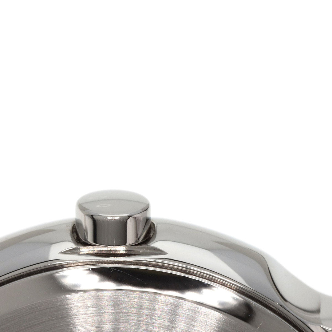 BVLGARI Watches Quartz ST35S Stainless Steel, Leather Silver Solo tempo white dial mens Used Authentic