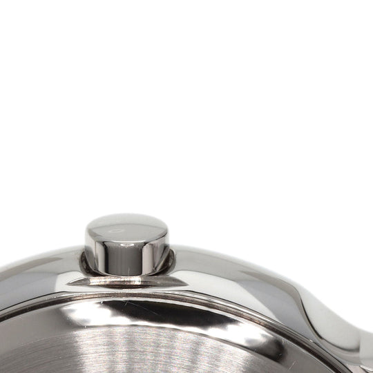 BVLGARI Watches Quartz ST35S Stainless Steel, Leather Silver Solo tempo white dial mens Used Authentic