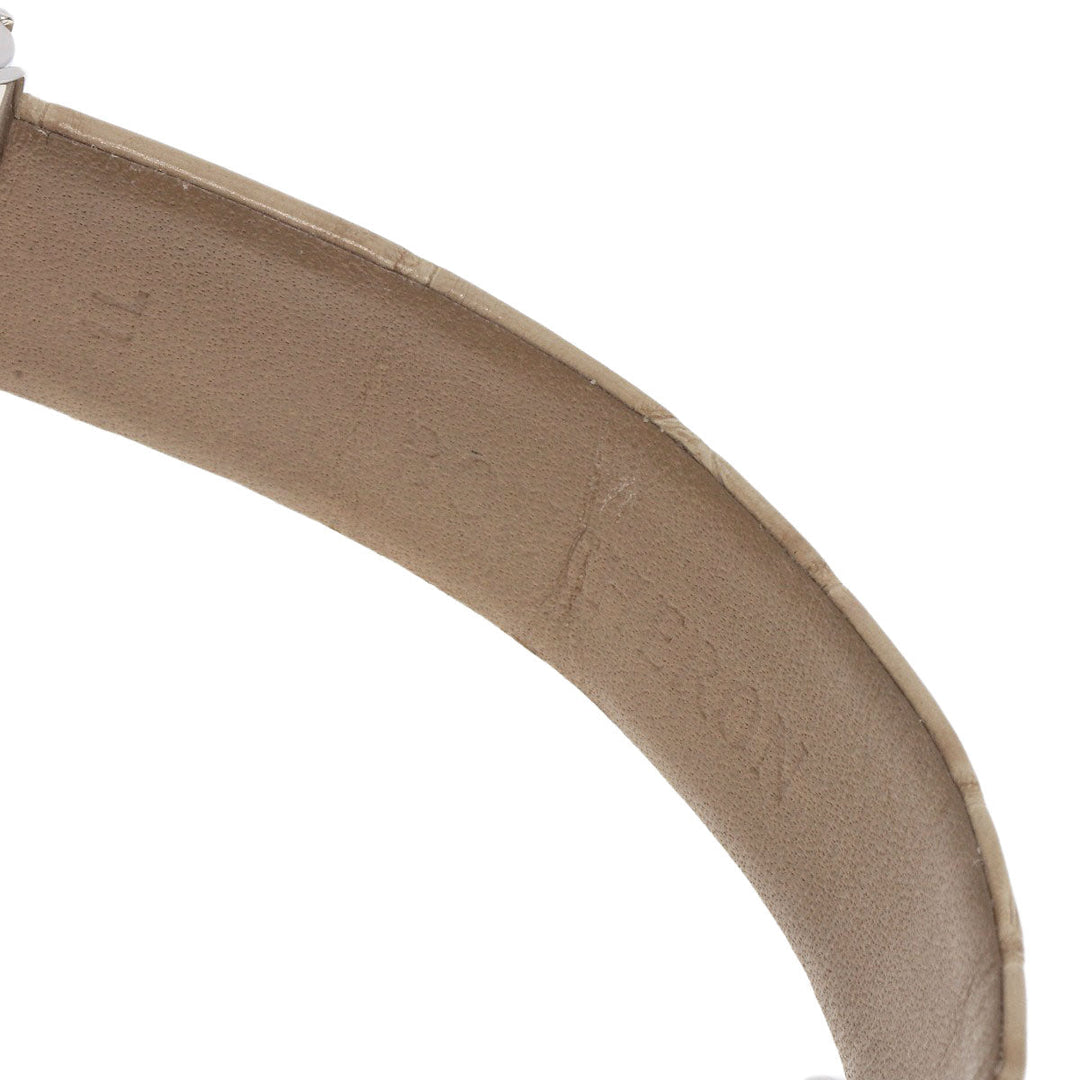 Boucheron Watches Quartz WA030501 Stainless Steel, Leather Silver Reflation Silver dial Women Used Authentic
