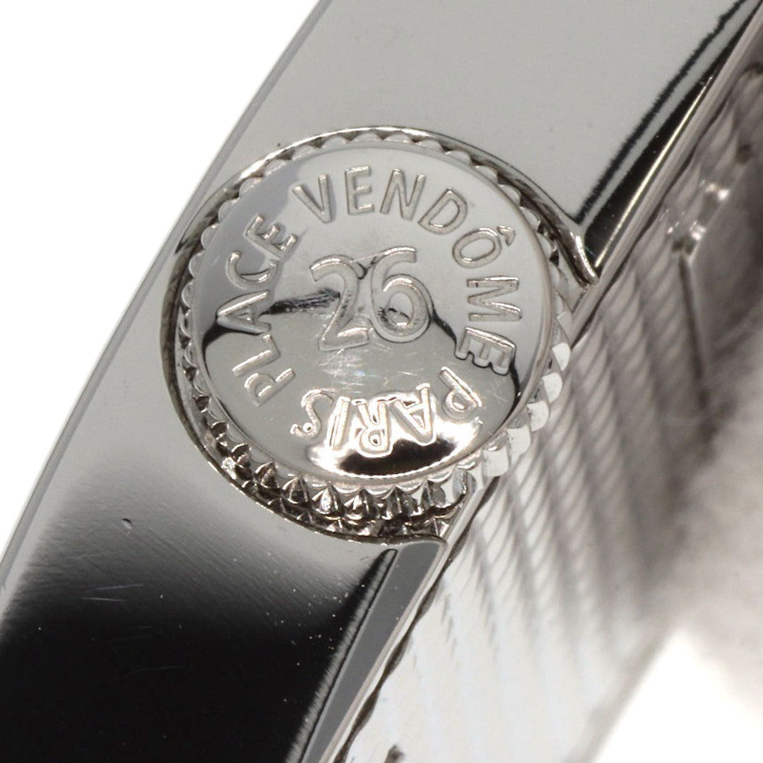 Boucheron Watches Quartz WA030501 Stainless Steel, Leather Silver Reflation Silver dial Women Used Authentic