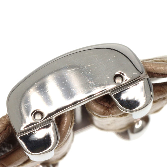 Boucheron Watches Quartz WA030501 Stainless Steel, Leather Silver Reflation Silver dial Women Used Authentic