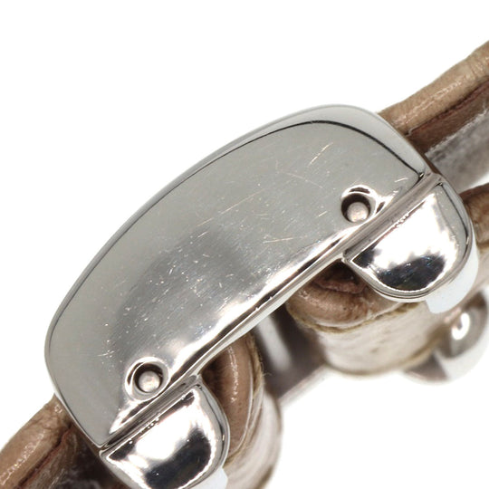 Boucheron Watches Quartz WA030501 Stainless Steel, Leather Silver Reflation Silver dial Women Used Authentic