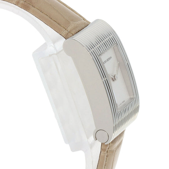 Boucheron Watches Quartz WA030501 Stainless Steel, Leather Silver Reflation Silver dial Women Used Authentic
