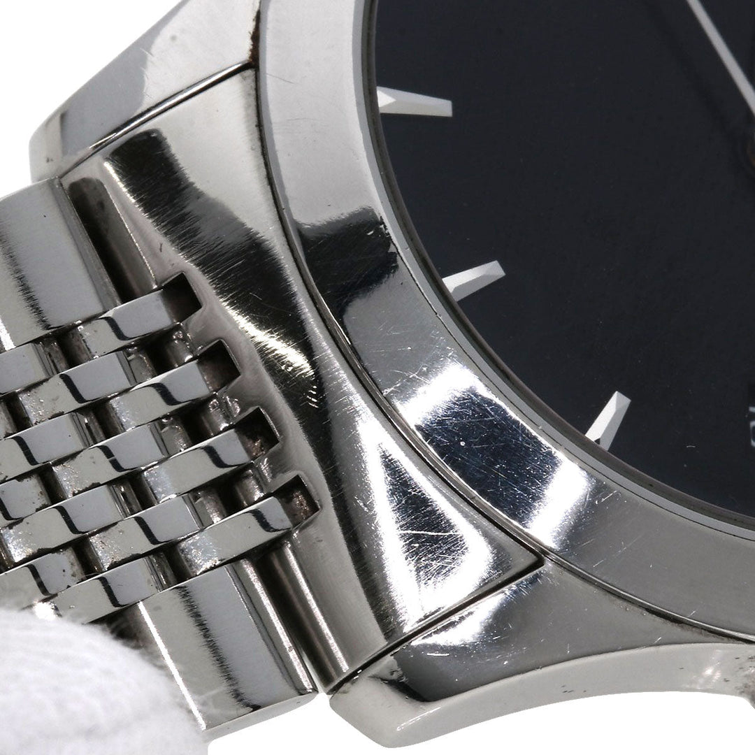 GUCCI Watches Quartz 126.4 Stainless Steel , Stainless Steel Silver G timeless black dial mens Used Authentic