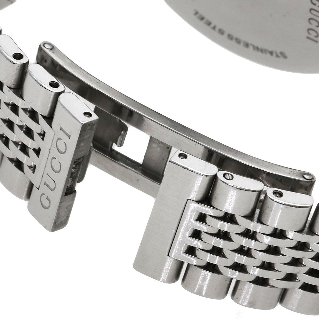 GUCCI Watches Quartz 126.4 Stainless Steel , Stainless Steel Silver G timeless black dial mens Used Authentic