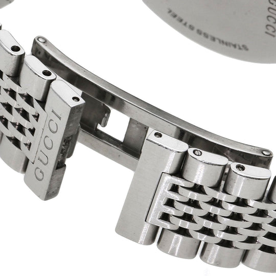 GUCCI Watches Quartz 126.4 Stainless Steel , Stainless Steel Silver G timeless black dial mens Used Authentic