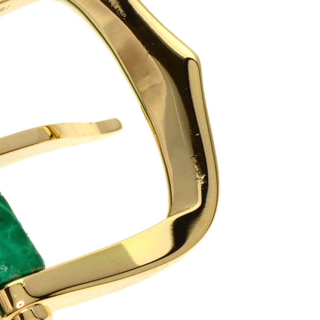 SEIKO Watches Quartz 1E70-3200 18K Yellow Gold green CREDOR Bezel Diamond Manufacturer Complete green dial