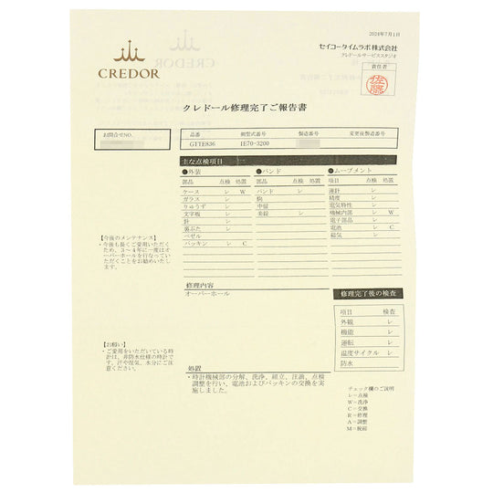 SEIKO Watches Quartz 1E70-3200 18K Yellow Gold green CREDOR Bezel Diamond Manufacturer Complete green dial