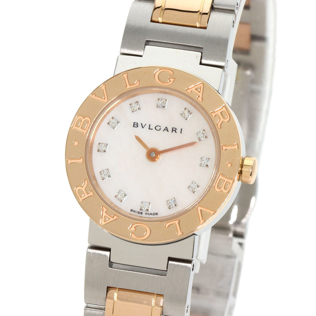 BVLGARI Watches Quartz BBP23SG Stainless Steel gold BVLGARI BVLGARI 12P Diamond White shell dial