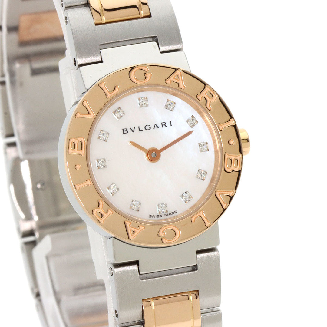 BVLGARI Watches Quartz BBP23SG Stainless Steel gold BVLGARI BVLGARI 12P Diamond White shell dial