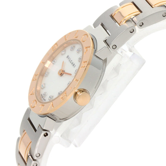 BVLGARI Watches Quartz BBP23SG Stainless Steel gold BVLGARI BVLGARI 12P Diamond White shell dial