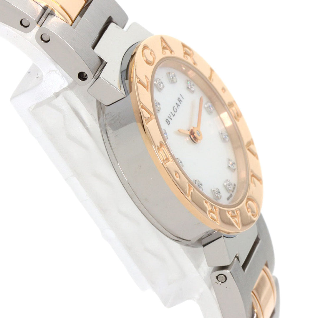 BVLGARI Watches Quartz BBP23SG Stainless Steel gold BVLGARI BVLGARI 12P Diamond White shell dial
