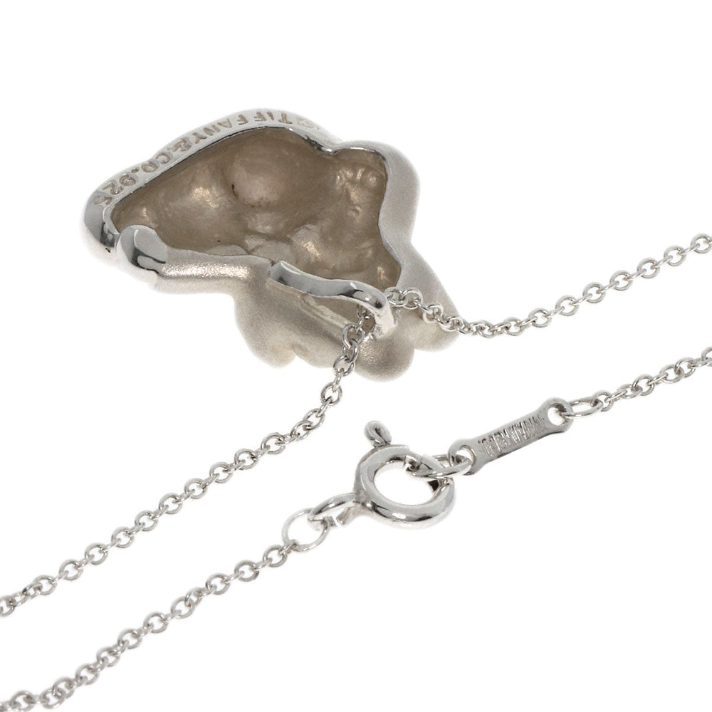TIFFANY&Co. Necklace SV Silver Teddy bear Women Used Authentic