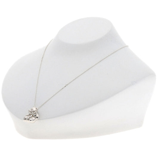 TIFFANY&Co. Necklace SV Silver Teddy bear Women Used Authentic