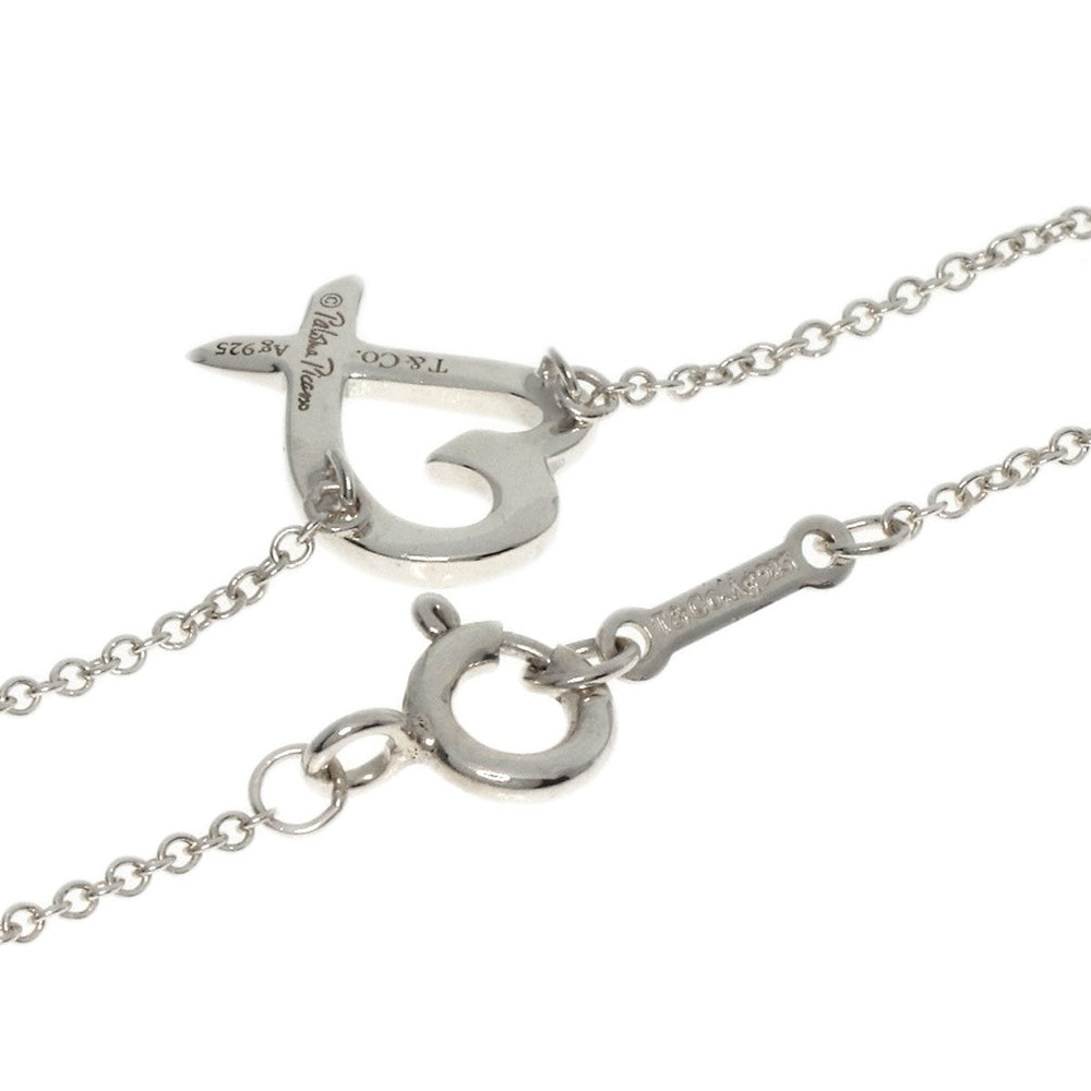 TIFFANY&Co. Necklace SV Silver Loving Heart Mini Women Used Authentic