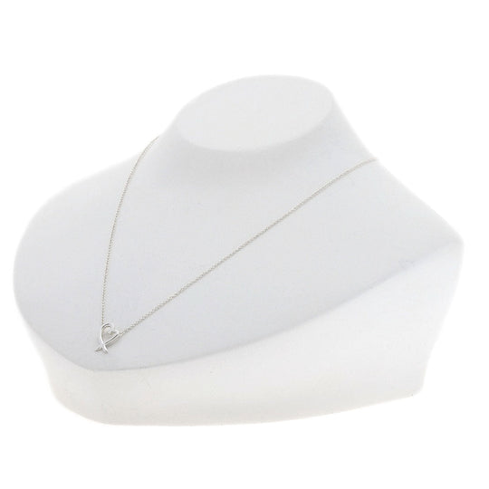 TIFFANY&Co. Necklace SV Silver Loving Heart Mini Women Used Authentic