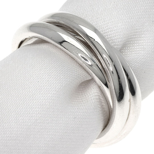 TIFFANY&Co. Ring SV Silver Trinity 3 stations Women Used Authentic