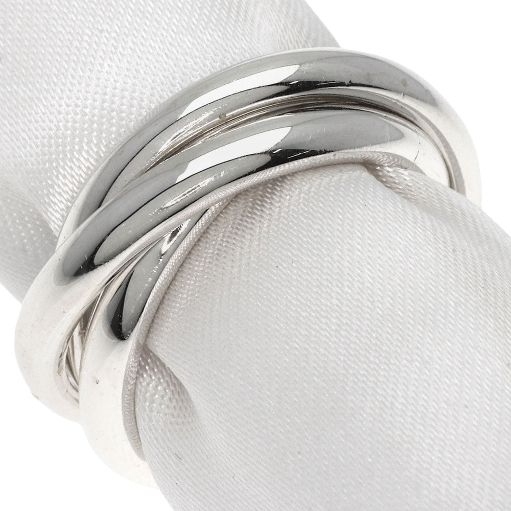 TIFFANY&Co. Ring SV Silver Trinity 3 stations Women Used Authentic