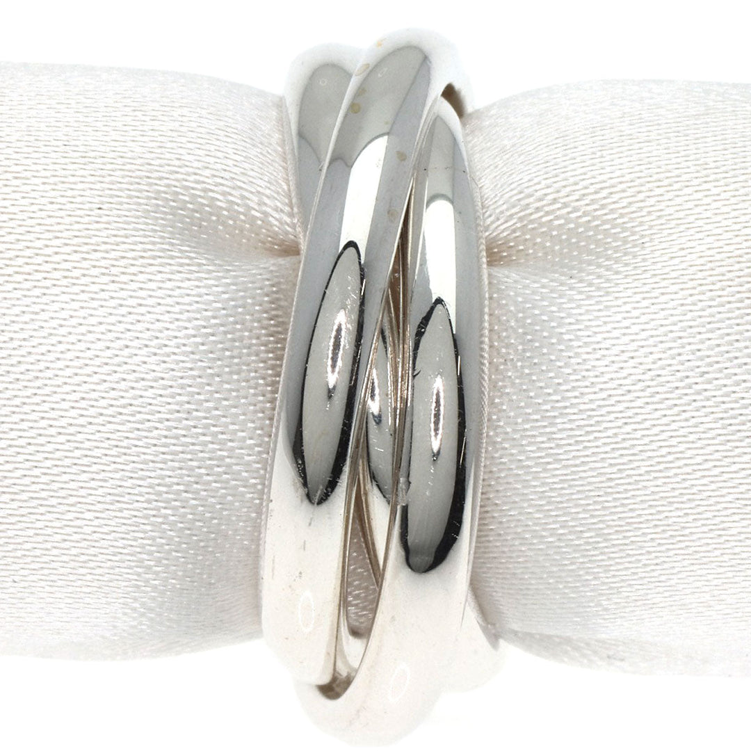 TIFFANY&Co. Ring SV Silver Trinity 3 stations Women Used Authentic