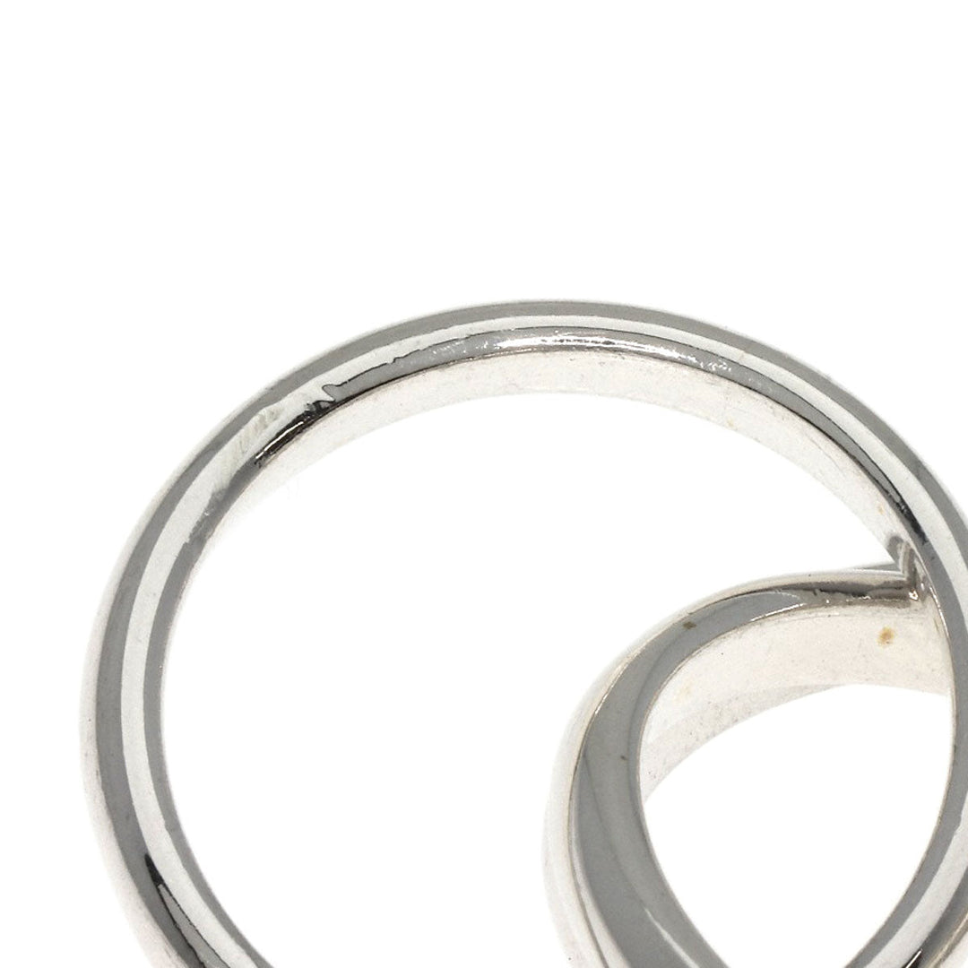 TIFFANY&Co. Ring SV Silver Trinity 3 stations Women Used Authentic