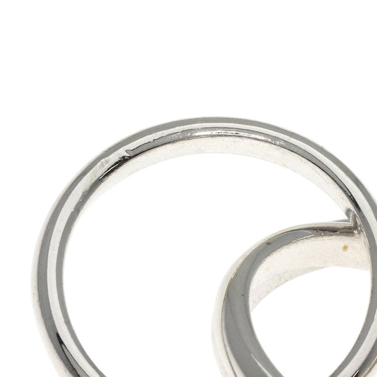 TIFFANY&Co. Ring SV Silver Trinity 3 stations Women Used Authentic