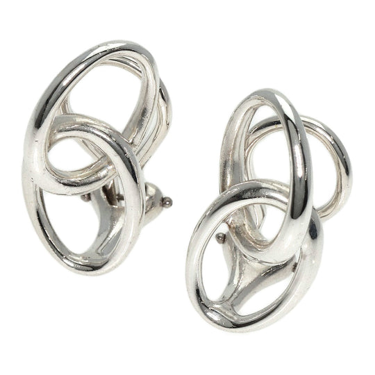 TIFFANY&Co. Earring SV Silver Double loop Women Used Authentic