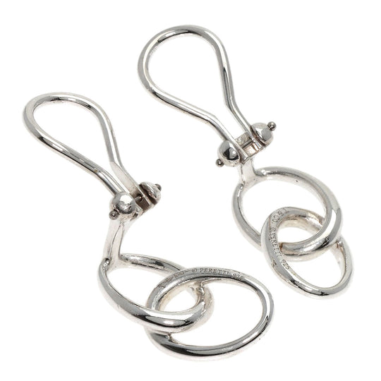 TIFFANY&Co. Earring SV Silver Double loop Women Used Authentic