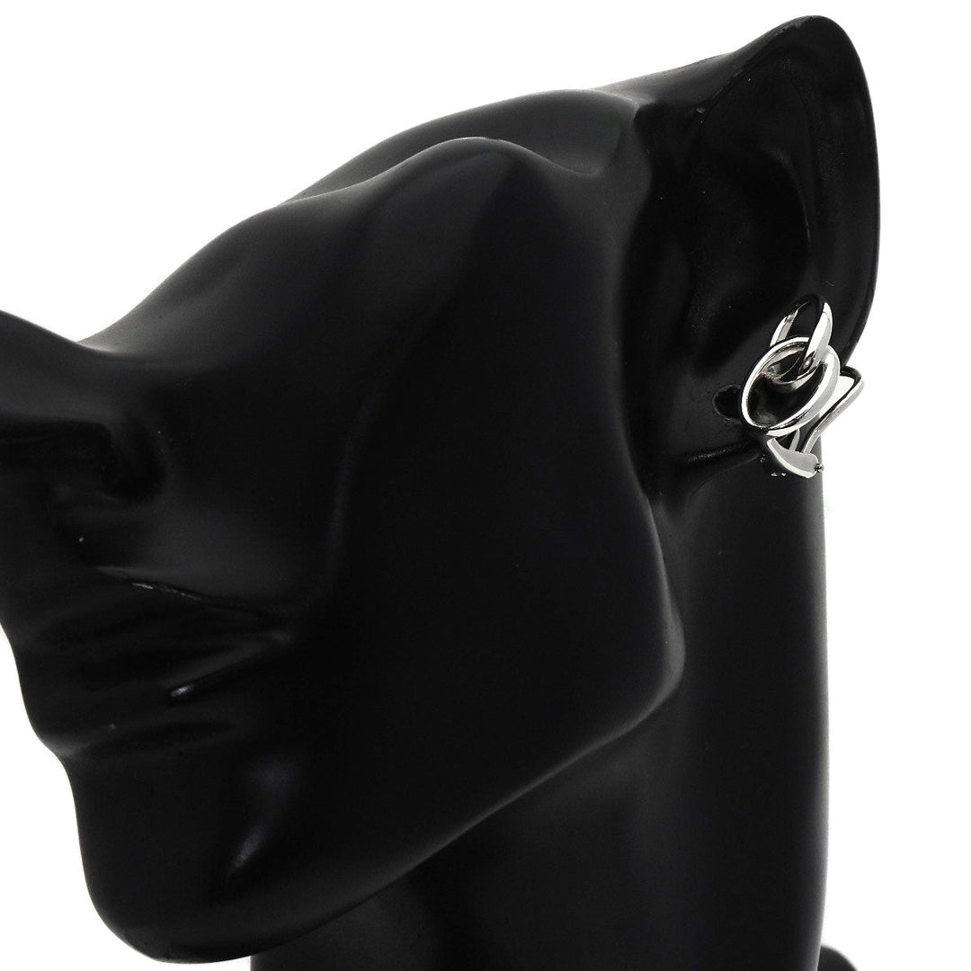 TIFFANY&Co. Earring SV Silver Double loop Women Used Authentic