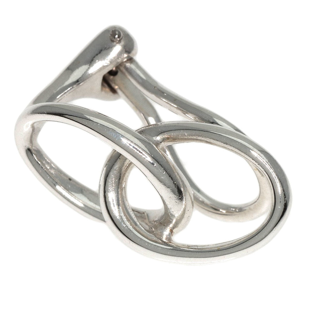 TIFFANY&Co. Earring SV Silver Double loop Women Used Authentic