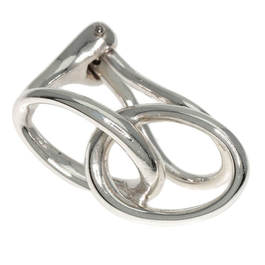 TIFFANY&Co. Earring SV Silver Double loop Women Used Authentic
