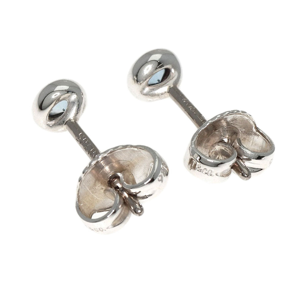 TIFFANY&Co. Pierce SV Silver ByTheYard Aquamarine Women Used Authentic