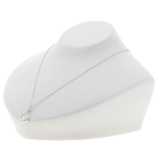 TIFFANY&Co. Necklace SV Silver Pearl flower Women Used Authentic