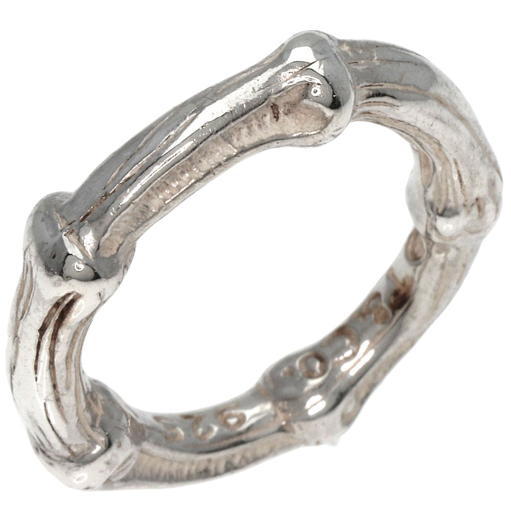 TIFFANY&Co. Ring SV Silver Bamboo Women Used Authentic
