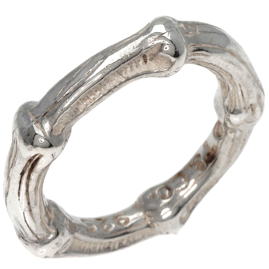 TIFFANY&Co. Ring SV Silver Bamboo Women Used Authentic