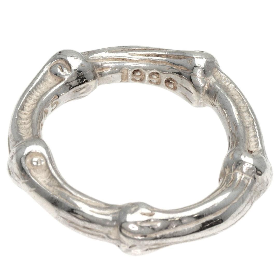 TIFFANY&Co. Ring SV Silver Bamboo Women Used Authentic