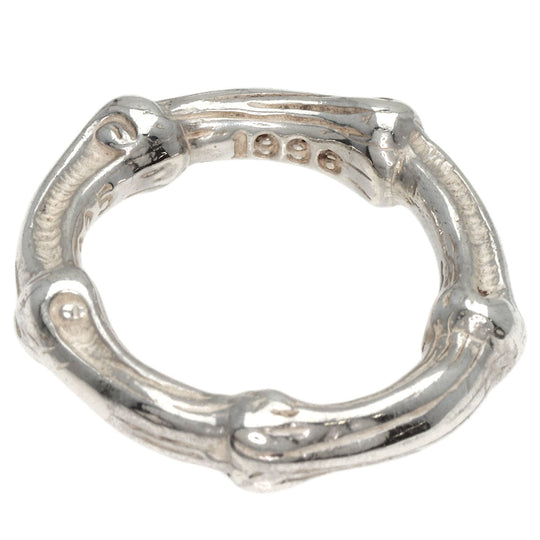 TIFFANY&Co. Ring SV Silver Bamboo Women Used Authentic