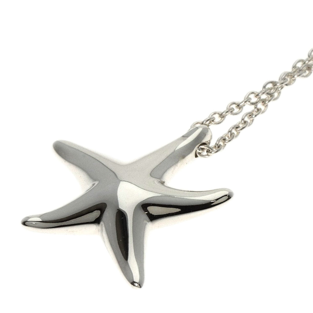 TIFFANY&Co. Necklace SV Silver Star fish Women Used Authentic