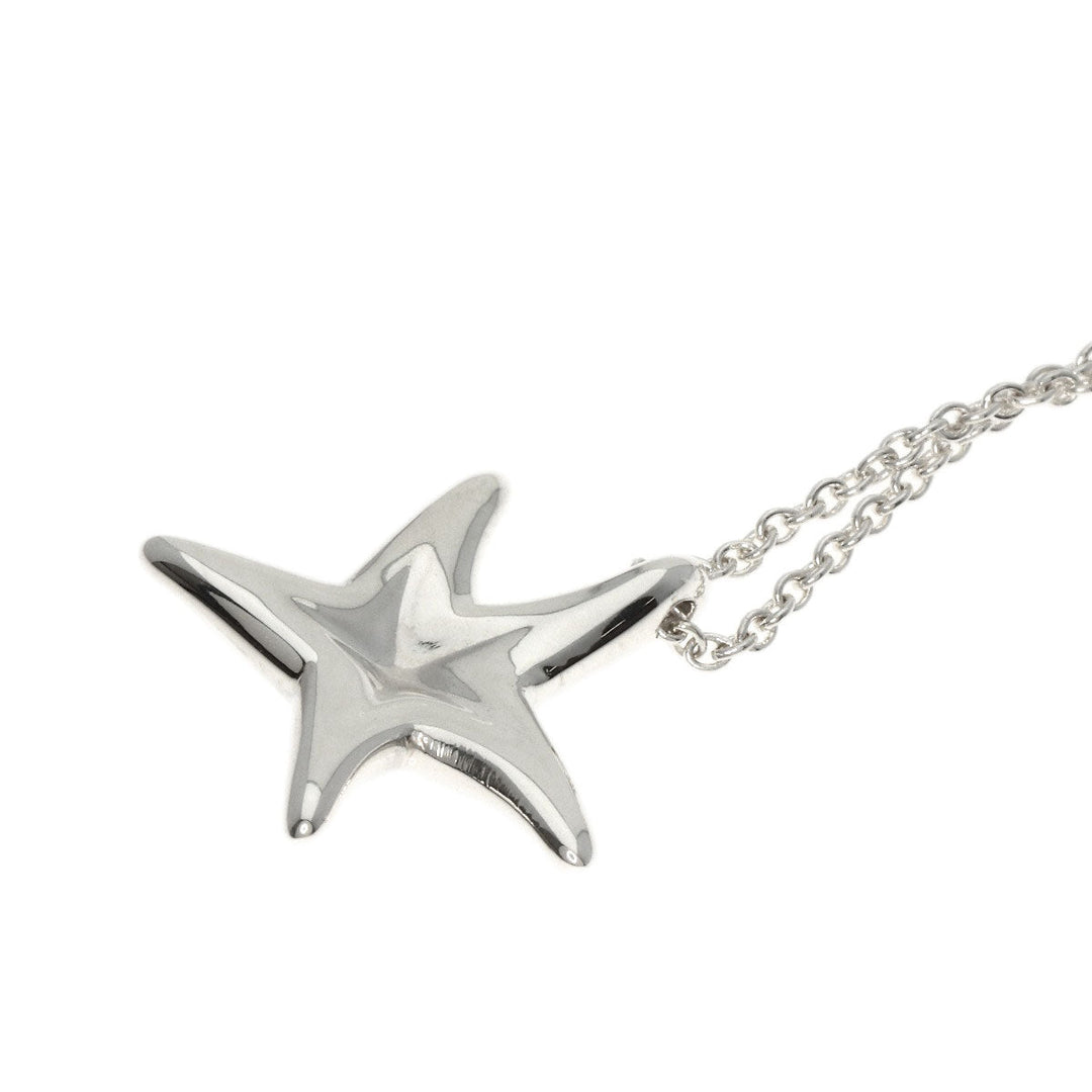 TIFFANY&Co. Necklace SV Silver Star fish Women Used Authentic