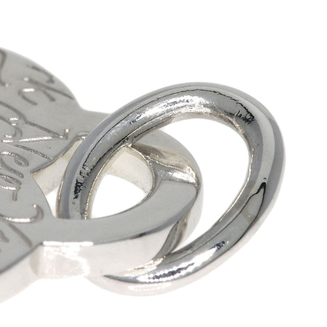 TIFFANY&Co. Pendant top SV Silver Notes Heart Women Used Authentic