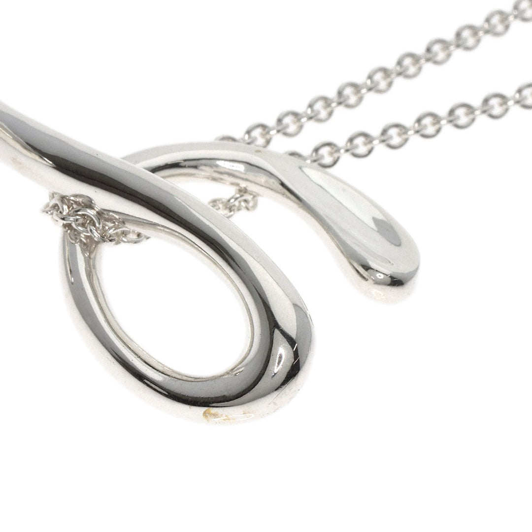 TIFFANY&Co. Necklace SV Silver initial Y large Women Used Authentic