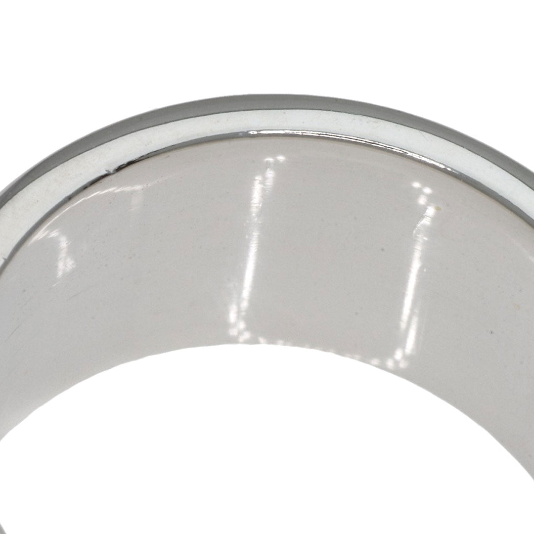 TIFFANY&Co. Ring SV Silver Grooved Women Used Authentic