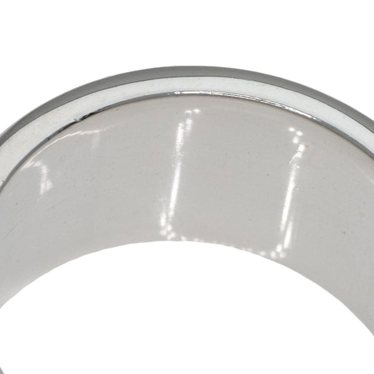 TIFFANY&Co. Ring SV Silver Grooved Women Used Authentic