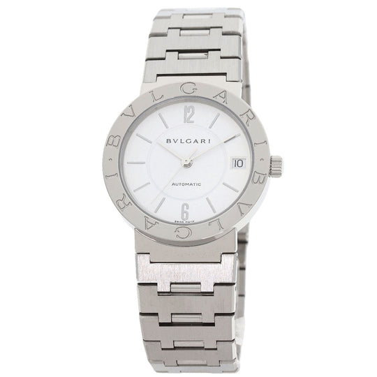 BVLGARI Watches Mechanical Automatic BB33SSD Stainless Steel , Stainless Steel Silver Bulgari Bulgari white dial Boys Used Authentic