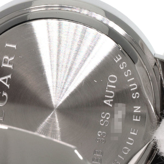 BVLGARI Watches Mechanical Automatic BB33SSD Stainless Steel , Stainless Steel Silver Bulgari Bulgari white dial Boys Used Authentic