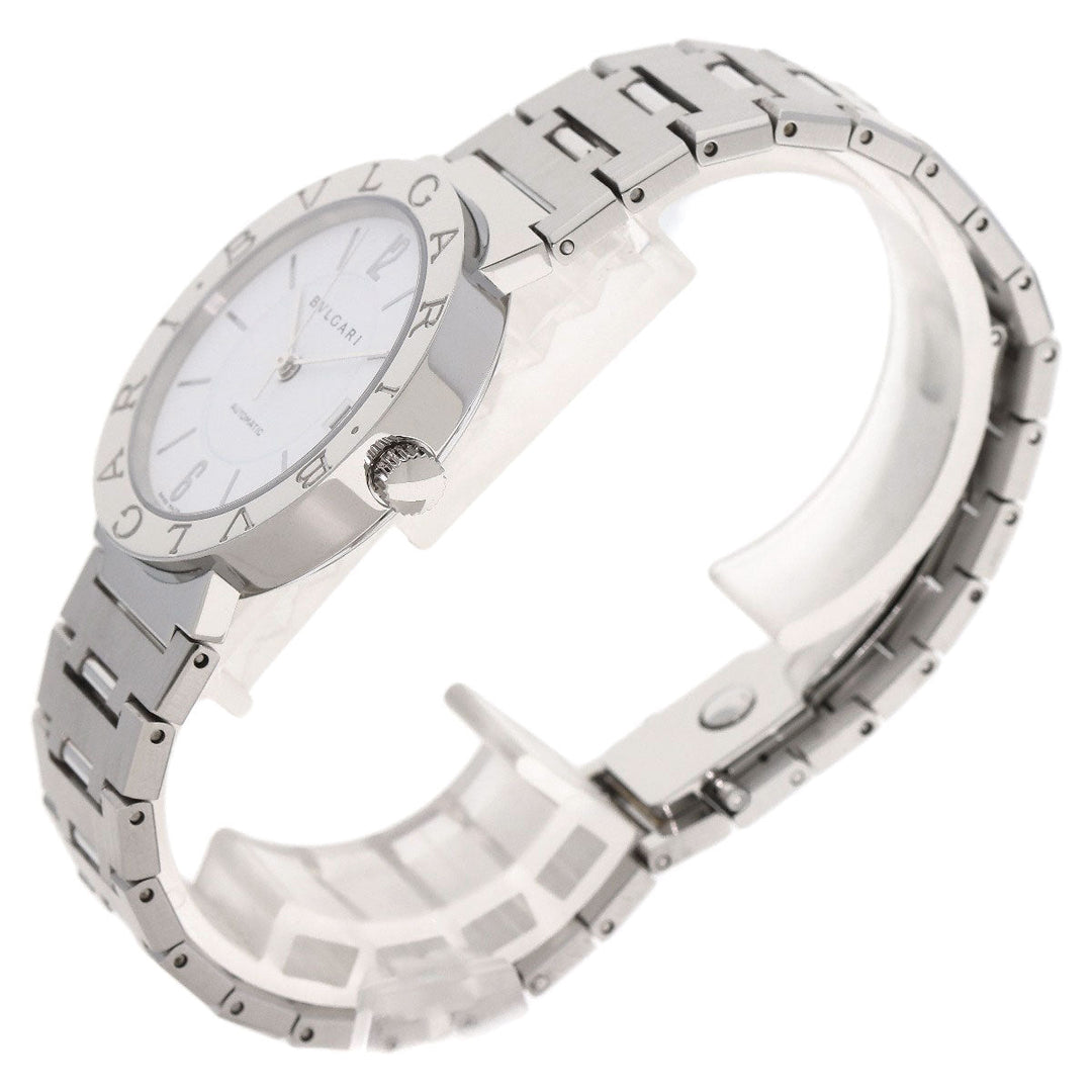 BVLGARI Watches Mechanical Automatic BB33SSD Stainless Steel , Stainless Steel Silver Bulgari Bulgari white dial Boys Used Authentic