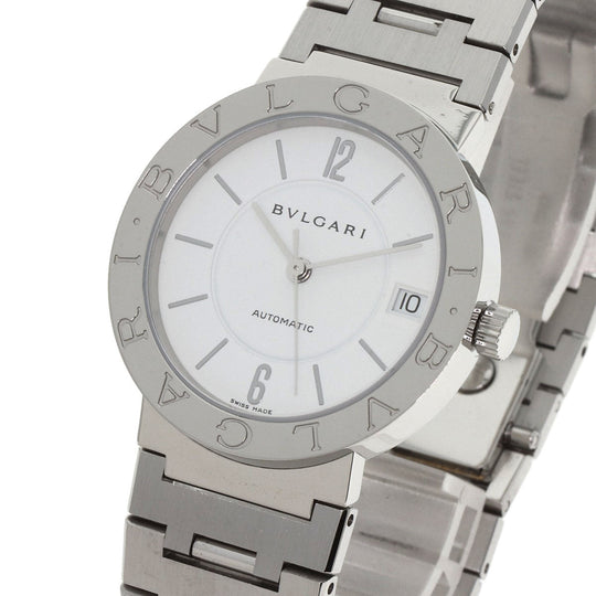 BVLGARI Watches Mechanical Automatic BB33SSD Stainless Steel , Stainless Steel Silver Bulgari Bulgari white dial Boys Used Authentic