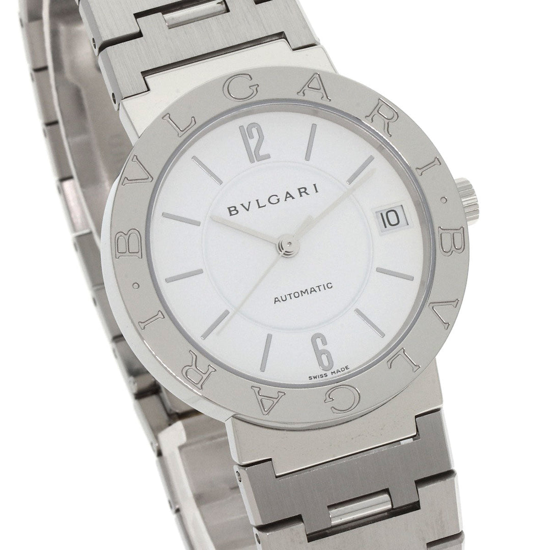BVLGARI Watches Mechanical Automatic BB33SSD Stainless Steel , Stainless Steel Silver Bulgari Bulgari white dial Boys Used Authentic