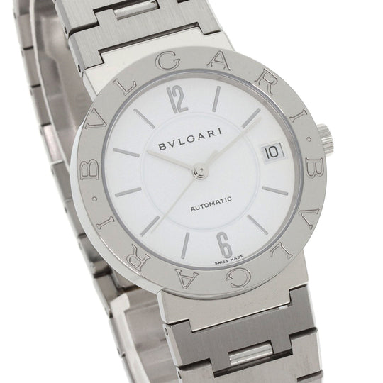 BVLGARI Watches Mechanical Automatic BB33SSD Stainless Steel , Stainless Steel Silver Bulgari Bulgari white dial Boys Used Authentic