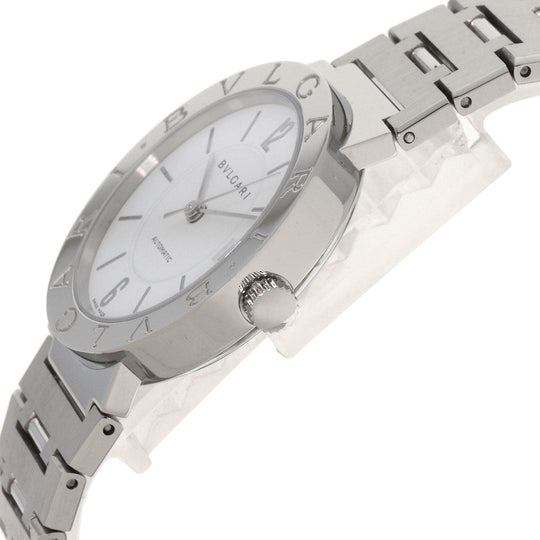 BVLGARI Watches Mechanical Automatic BB33SSD Stainless Steel , Stainless Steel Silver Bulgari Bulgari white dial Boys Used Authentic