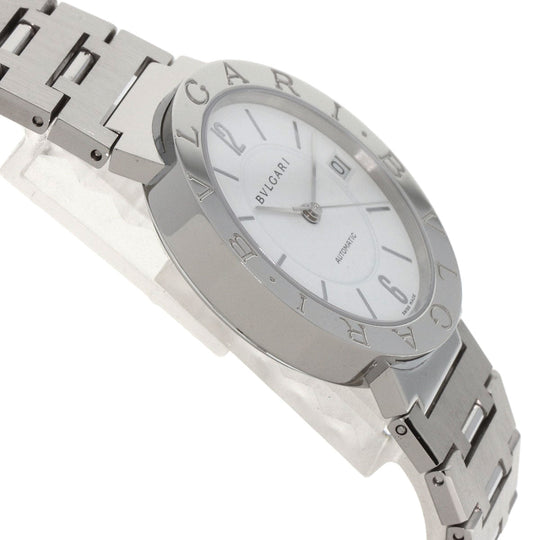 BVLGARI Watches Mechanical Automatic BB33SSD Stainless Steel , Stainless Steel Silver Bulgari Bulgari white dial Boys Used Authentic